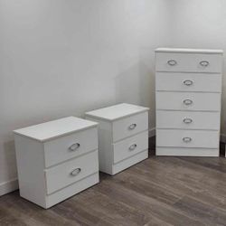 Chest and Nighstands / Gavetero y Mesitas de Noche 🚚[Fast-Delivery]💨 
