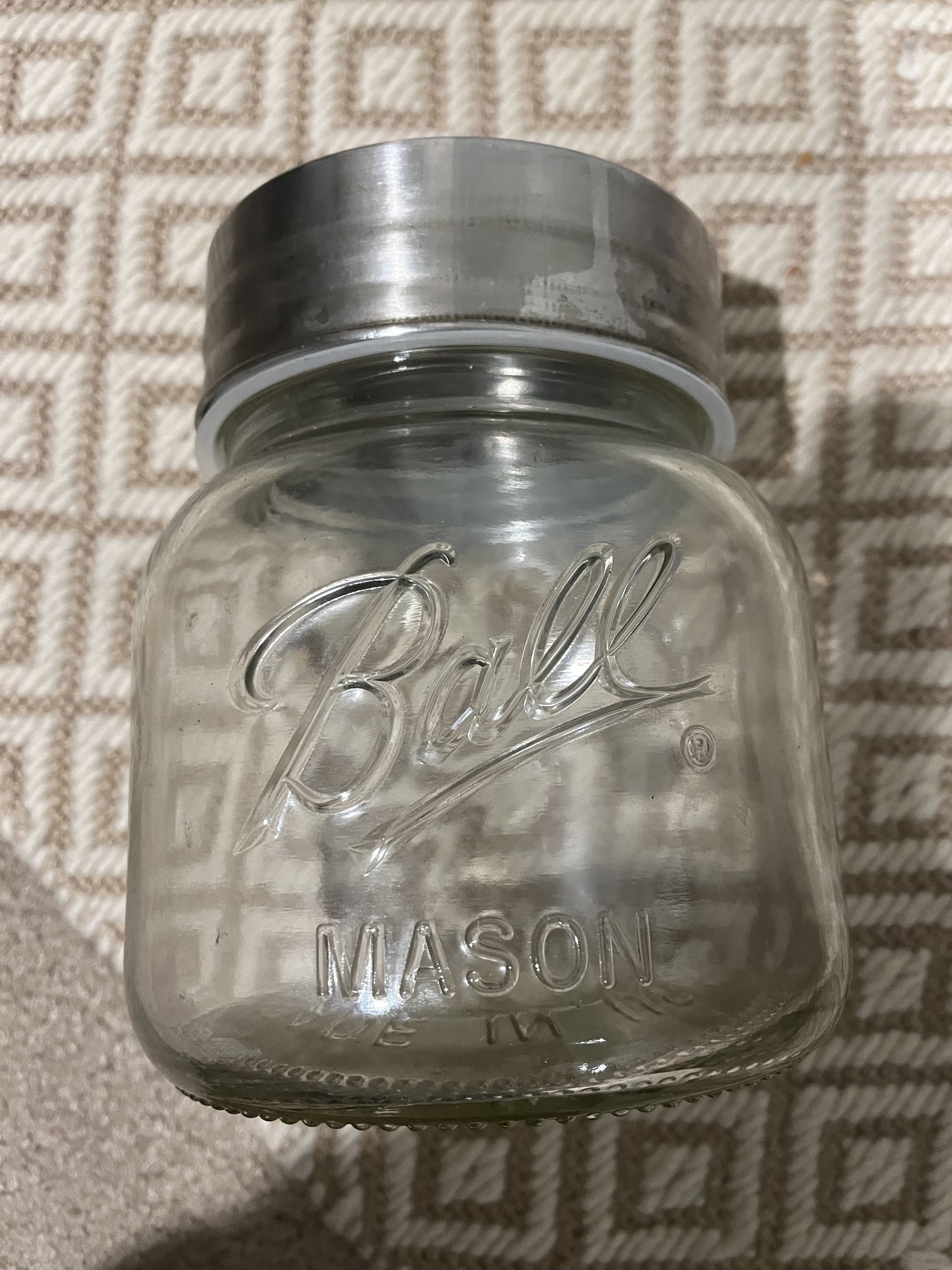 Ball Mason Cookie Jar approx H7”W5.5”