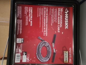 Husky 50 ft Universal Drain Auger Cable