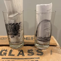 Vintage STL Glasses Arch Busch Stadium 