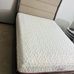 Queen Upholstered Bed with Storage Drawers