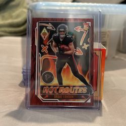 Drake London Color Match Numbered Card