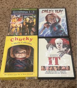 Horror DVD Collection – Chucky, IT, Child's Play, Goosebumps
