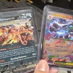 Charizard EX and Mega Charizard Ex