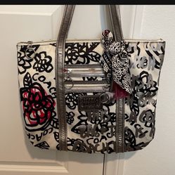 Coach Poppy Tote Bag Used