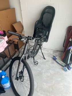 Trek bike with carrier