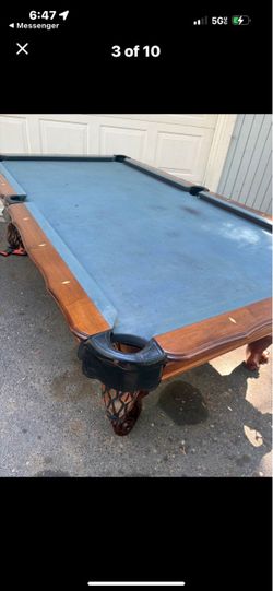 Pool Table (Delivery Included) Olhausen 8 Foot Billiards Table - Slate 1"