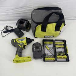 RYOBI 18v Impact Driver With Battery/Carger P235avn
