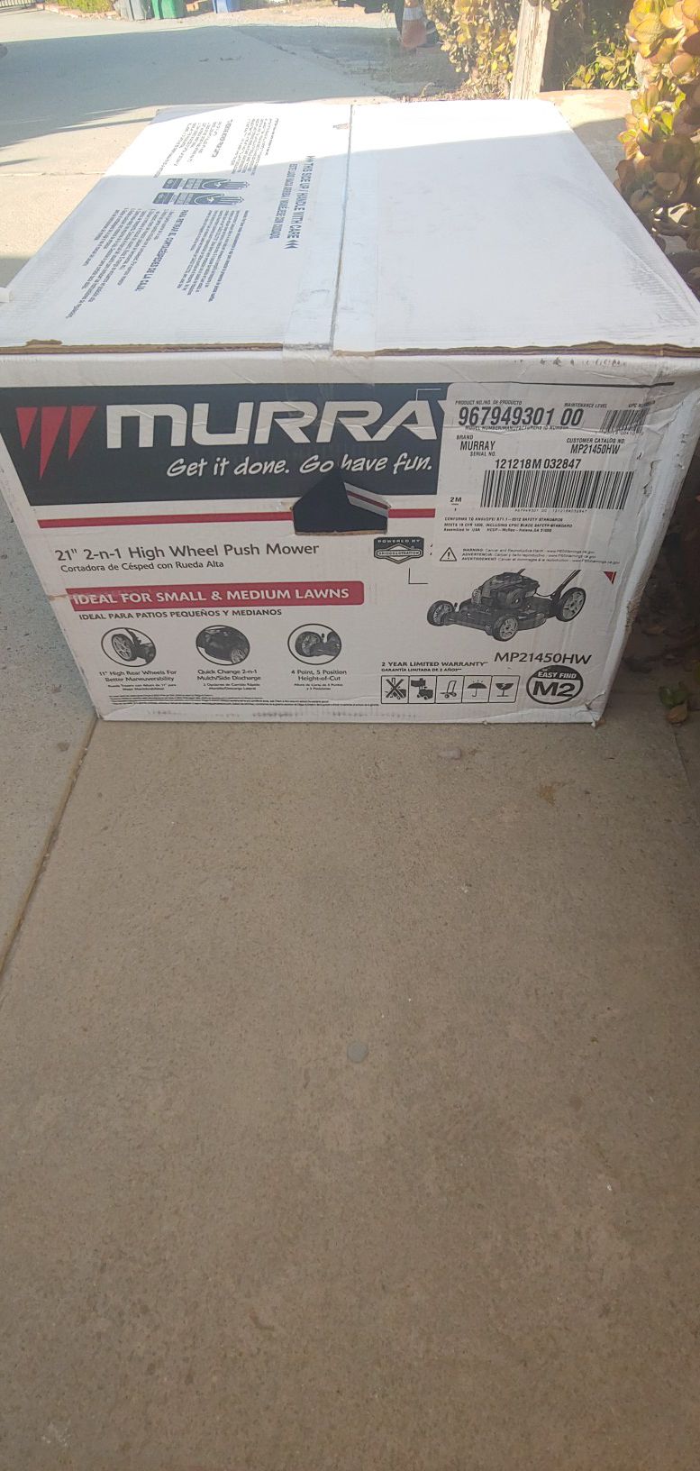 Brand new Murray lawn mower