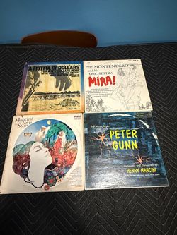 Vintage Henry Mancini & Hugo Montenegro Vinyl Collection – 4 Albums