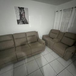 Sofa y loveseat