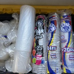vendor/foodtruck plastic ware 