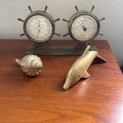 Nautical Brass Decor Bundle -3 