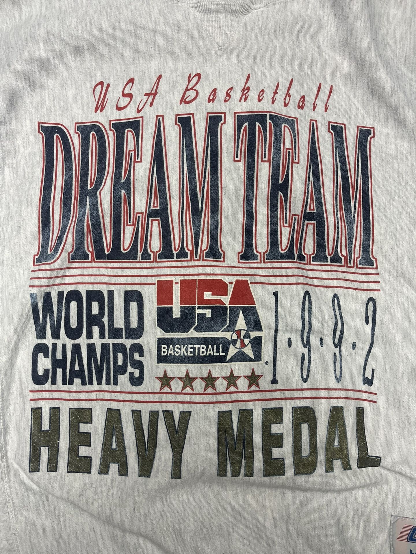 Men’s Vintage 1992 World Champs USA Basketball Dream Team Sweatshirt - Size Large