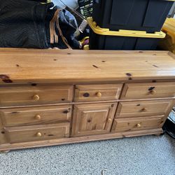 Wood Long Dresser