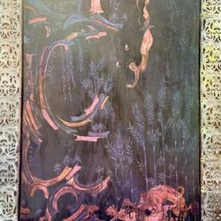 Jataka: Buddha Shaka / Tigers Original Vintage Fine Art Print Poster Japan 1960’s Japanese Buddhist Antique Asuka Period Collectible Printed Italy