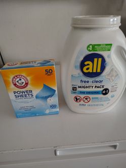 2 new in box laundry detergent items