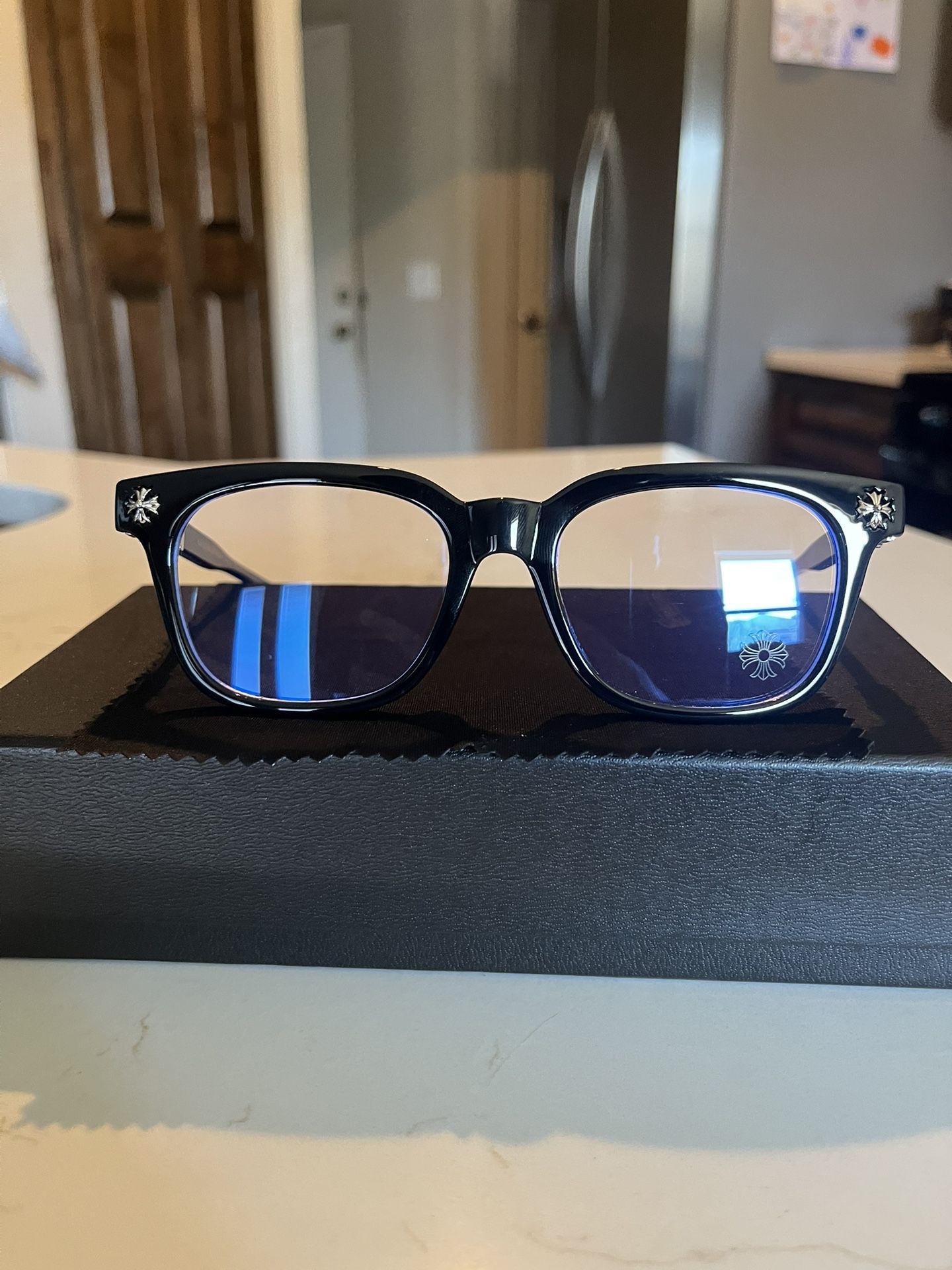 Chrome Hearts Silver Glasses