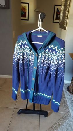 Hooded Knitted Jacket