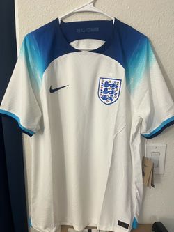 Nike England National 2022 World Cup Authentic Home Soccer Jersey White L Large