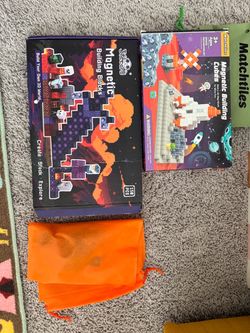 Magnetic Building Blocks Set Lot of 2