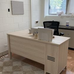 Light Oak Office Desk 