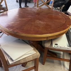 4 CHAIR DINING TABLE