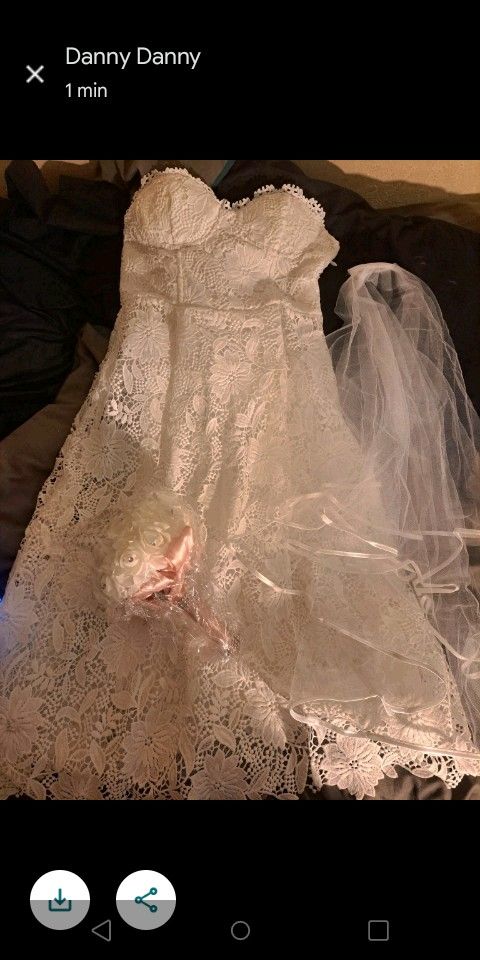 Brand New Lace Wedding Dress Set All Size 8
