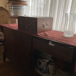 4 Feet And 7 Inches Long Buffet Table- Selling For Friend