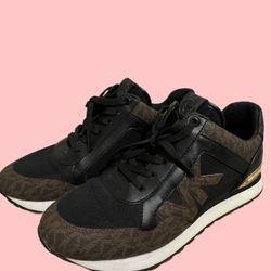 Michael Kors Blacks and Brown Sneakers