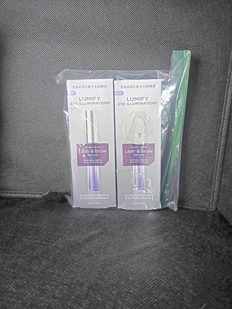 2 Unopened Boxes Of Lumify Lash And Brow Serum 
