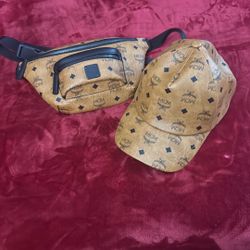 Mcm waist Bag And Hat 