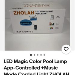 Zholah Led Magic Color POOL Lamp