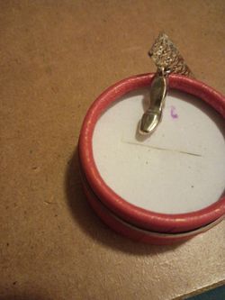 Vintage high heel shoe charm