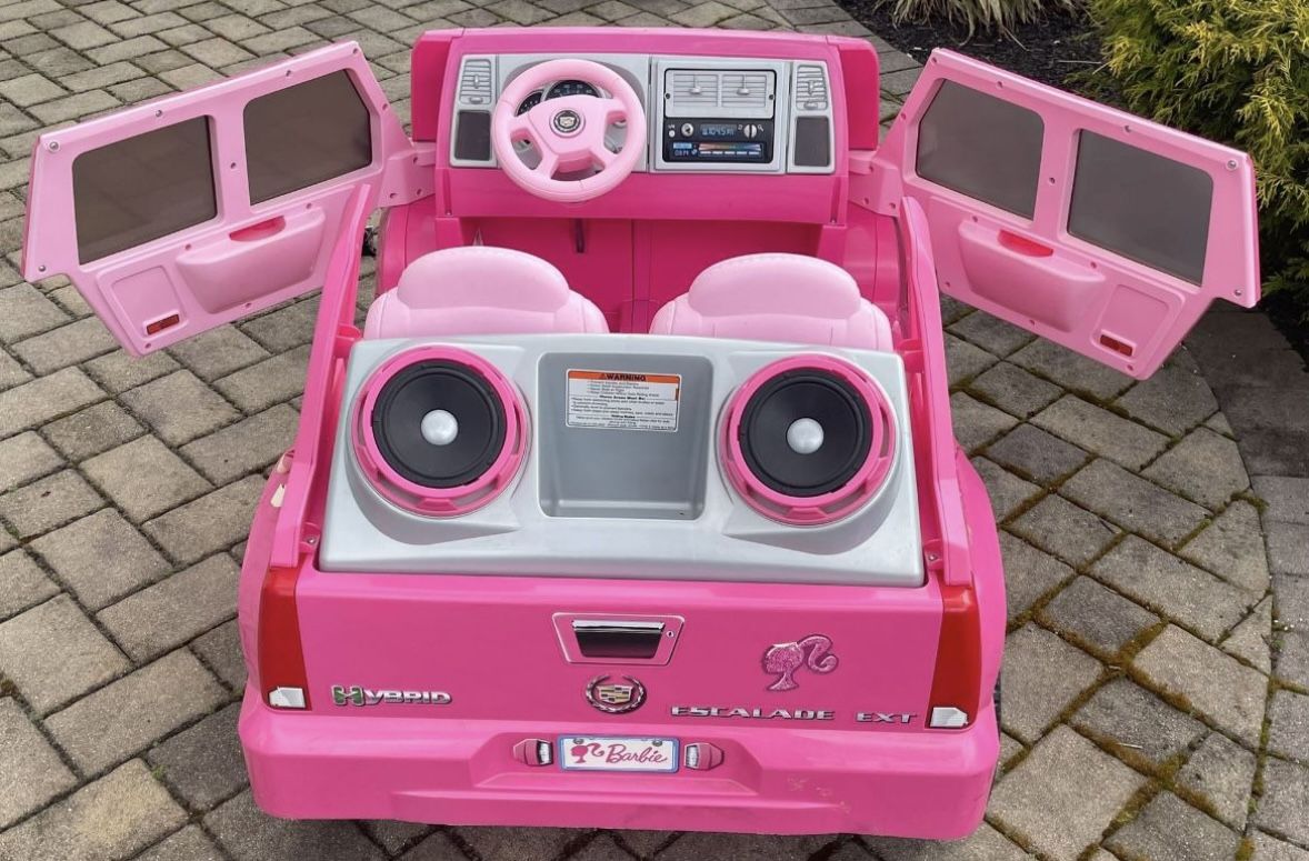 Barbie cadillac outlet escalade