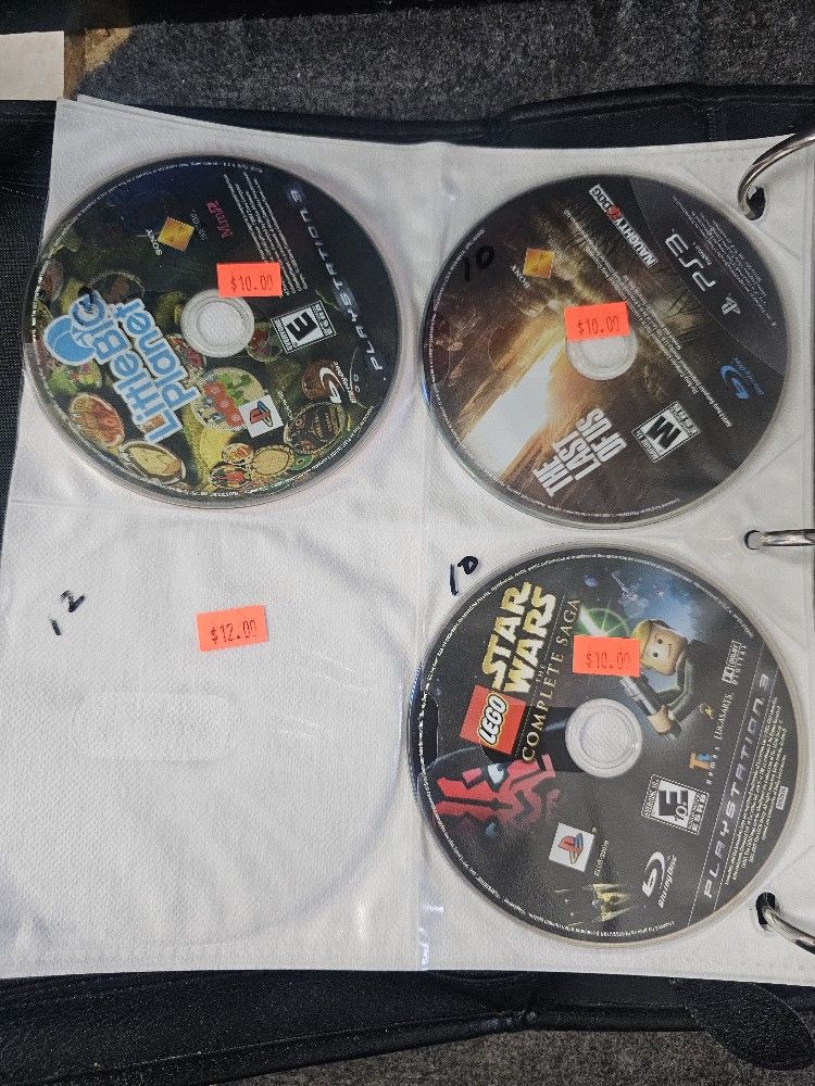 Various Ps2,Ps3 Games (DISK ONLY)