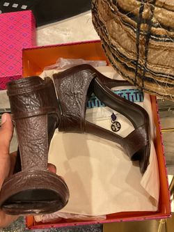 Tory Burch Leather Gladiator Heel