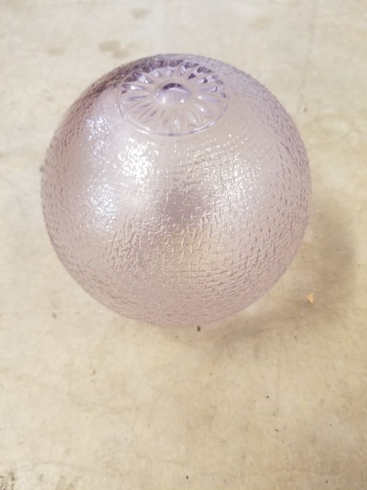 Antique Globe Ceiling Light Shade Turning Purple