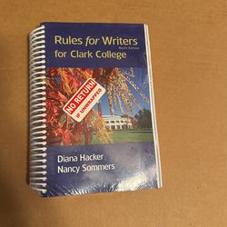 College Book Rules For Writers