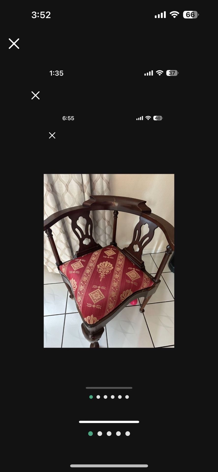 PIANO VINTAGE BOYLES CORNER CHAIR
