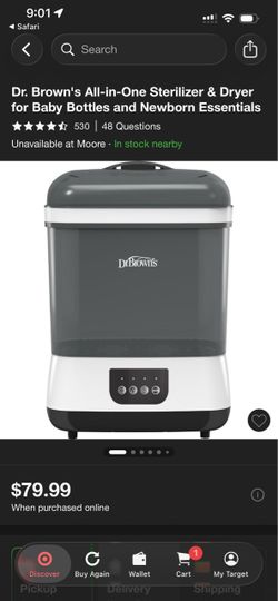 New! Dr.Browns All in one bottle sterilizer and dryer