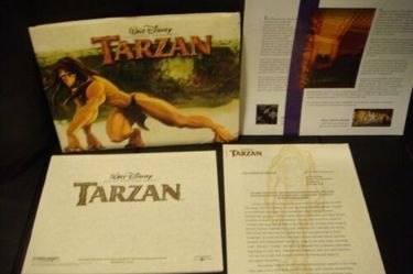 RARE WALT DISNEY PICTURES PRESENTS TARZAN PRESS INFORMATION PRESS KIT WITH PHOTOS