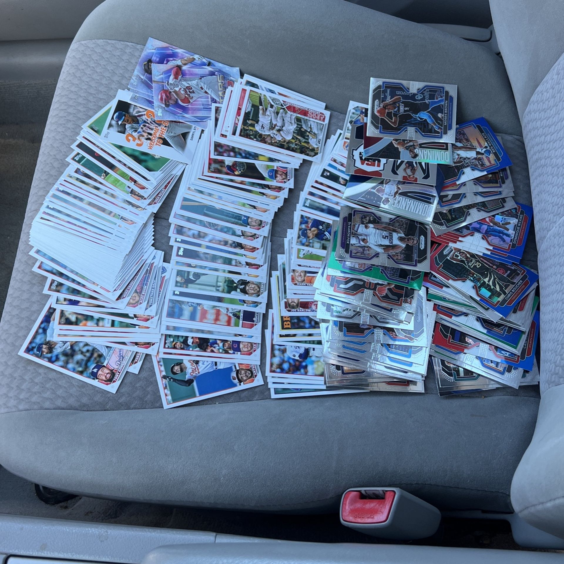 Prizm Basketball And Topps Baseball Cards