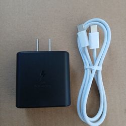 Super Fast Type C Wall Charger Type C Charging Cable IPhone Samsung