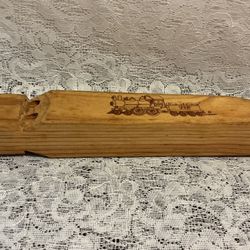 TRAIN WHISTLE - WOODEN HAND CARVED BY STEWART - $5