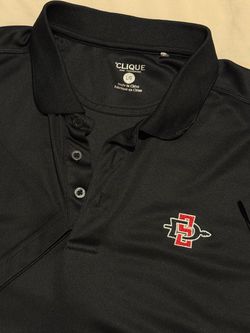 SDSU Men’s Black Polo