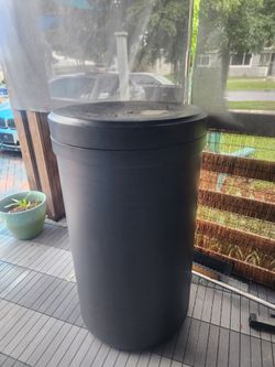 Heavy duty plastic container two containers