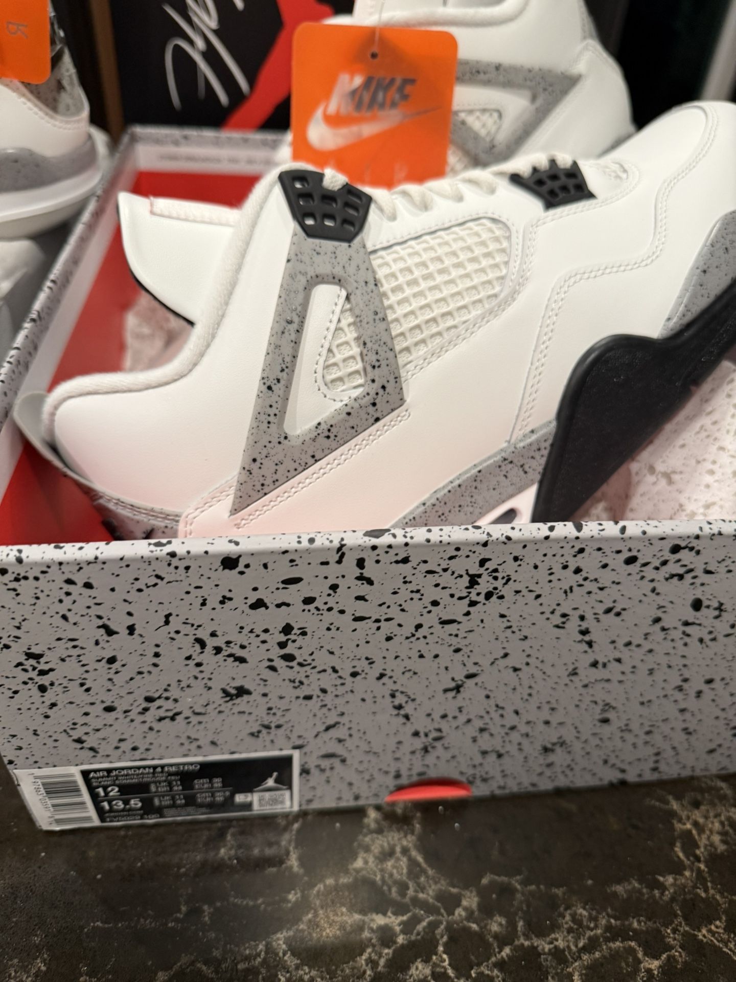 Brand New Jordan 4 White Cement (No Trades)