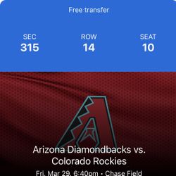 Dbacks Tickets 