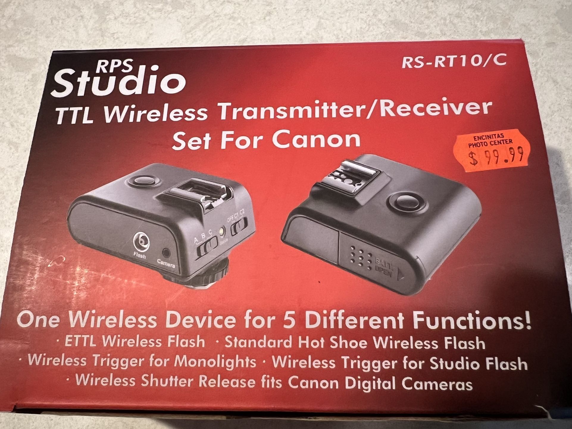 Wireless Transmitter//Receiver Set For Cannon